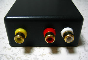 CM102-A+ 自作USB DAC RCAプラグ