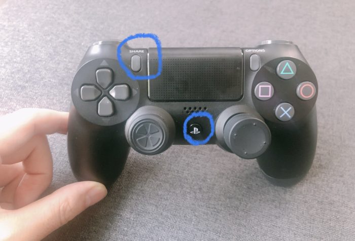 PlayStationのコントローラのペアリング